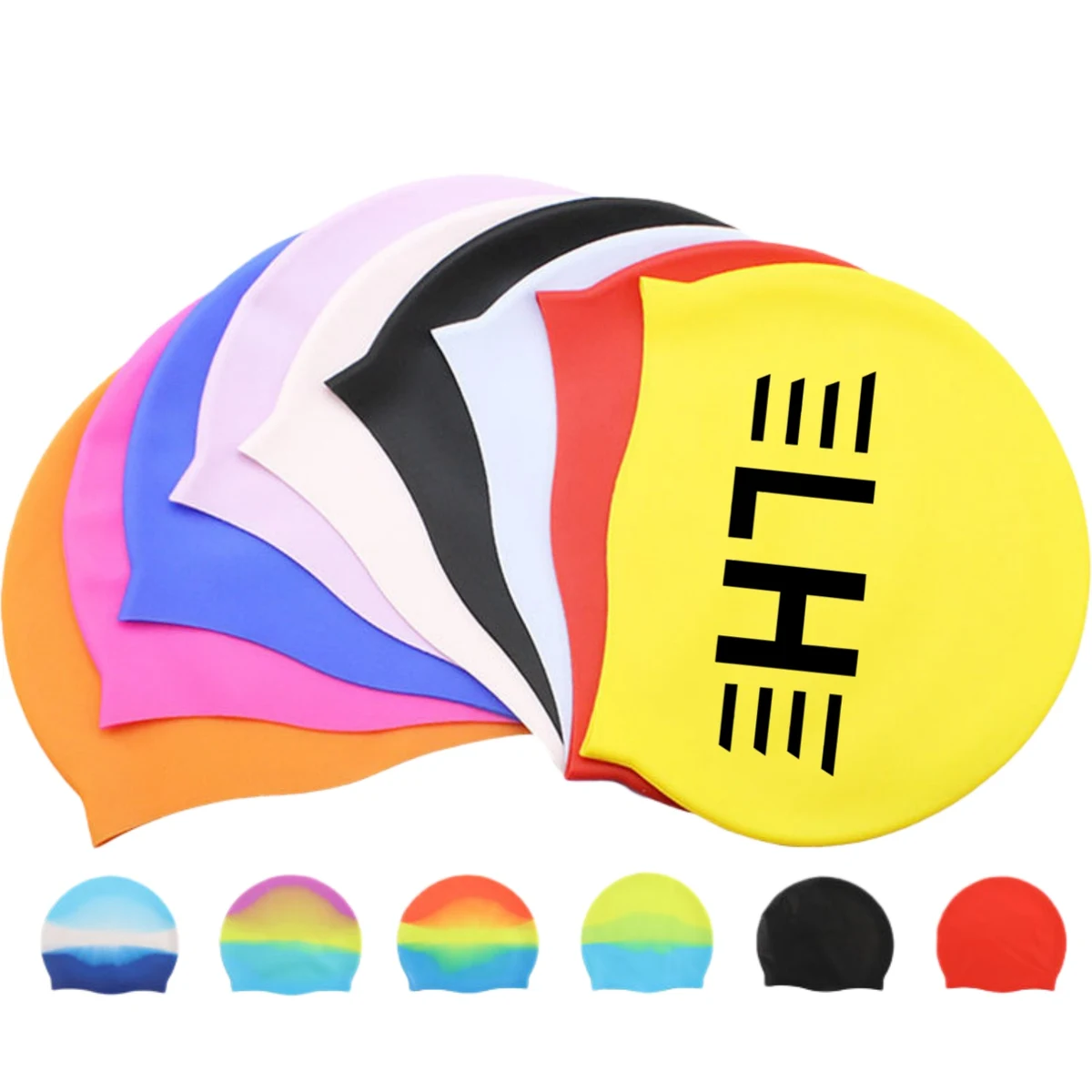 Silicone Swim Caps 1