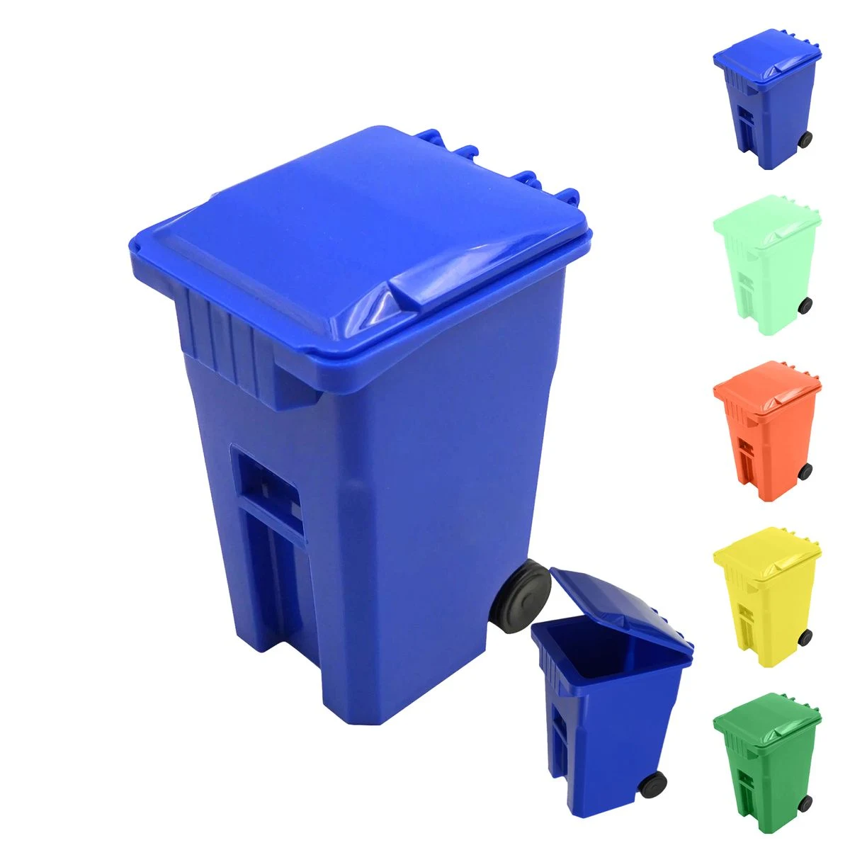Mini Trash Can Desktop Pen Holder 1