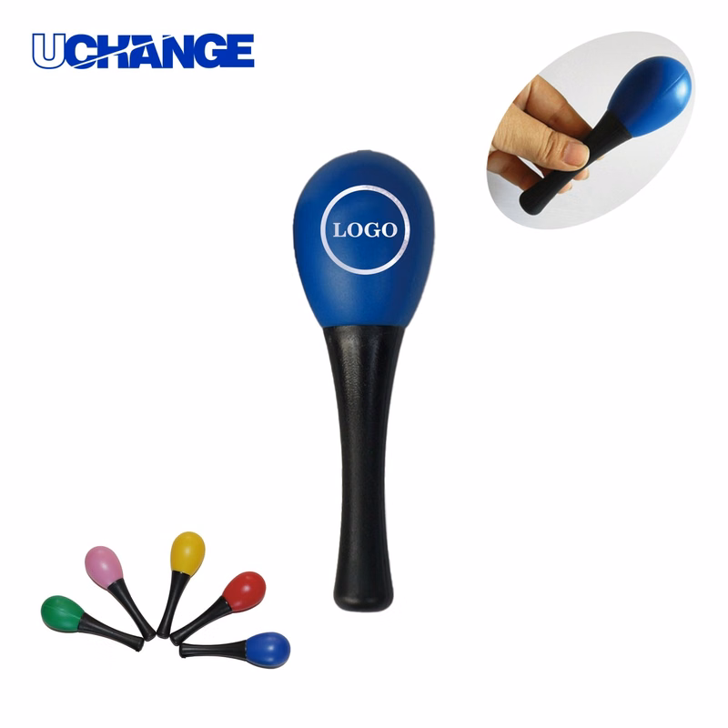 Plastic Maracas Rattles Sand Hammer for Party Play
