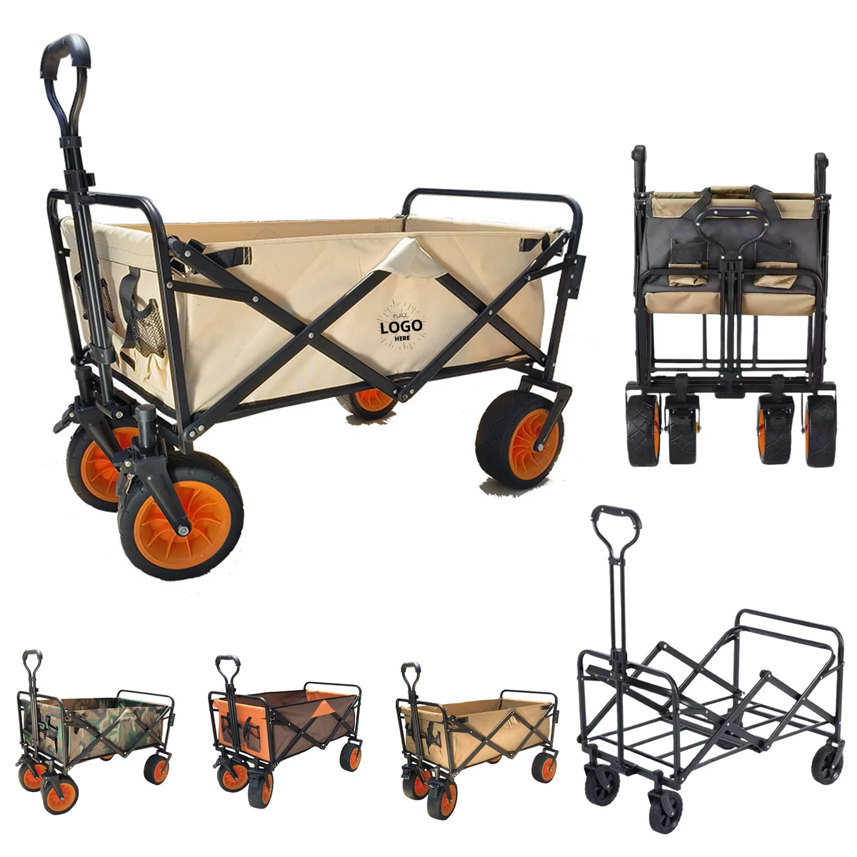 Collapsible Folding Outdoor Utility Wagon Cart 1