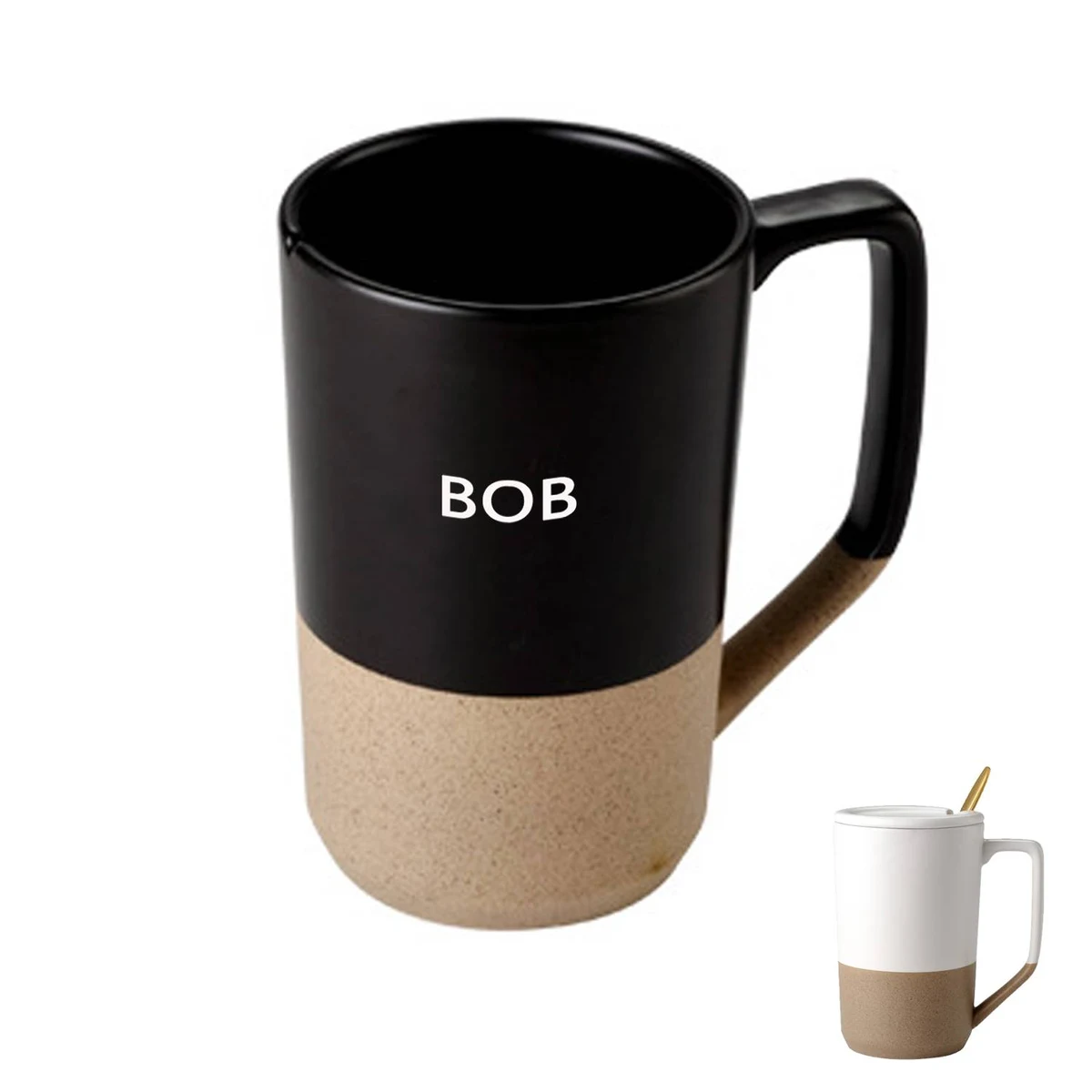 17OZ Large Capacity Coarse Ceramic Mug 1