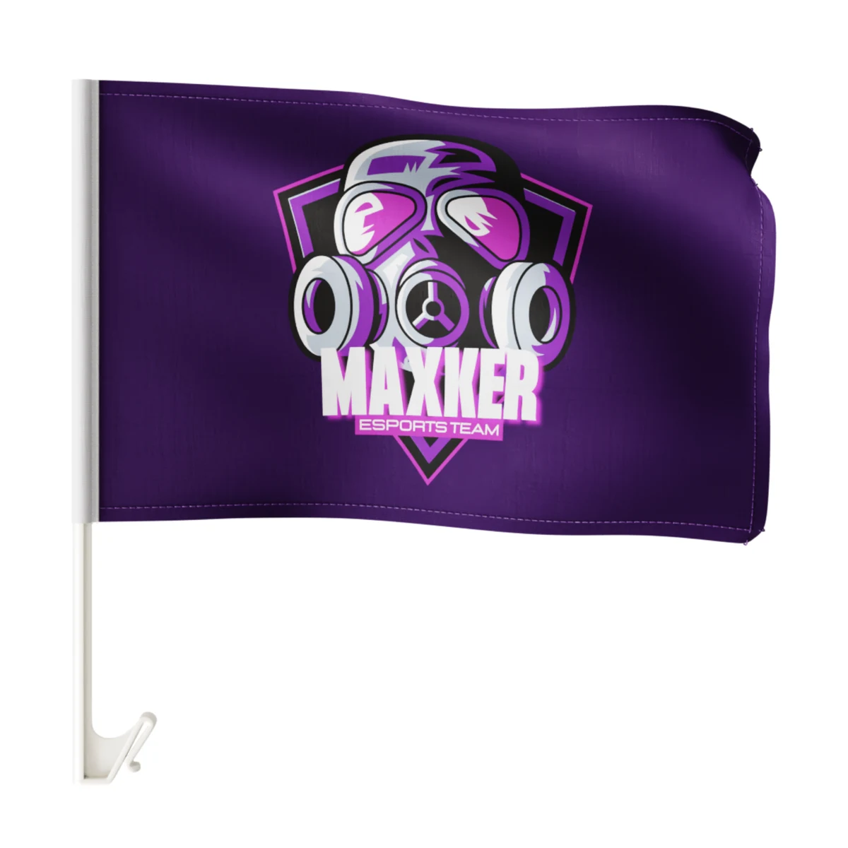 Basic Car Flag 11"x17" with 17.5" Upgraded Basic Pole 1