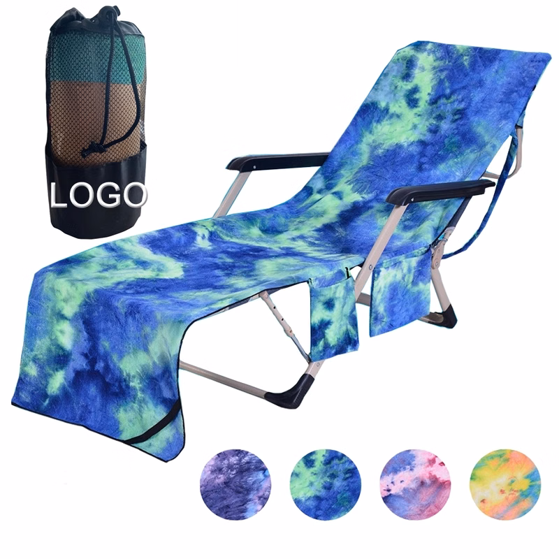 Custom Gift Outdoor & Beach Lounge Chair Cover Towel