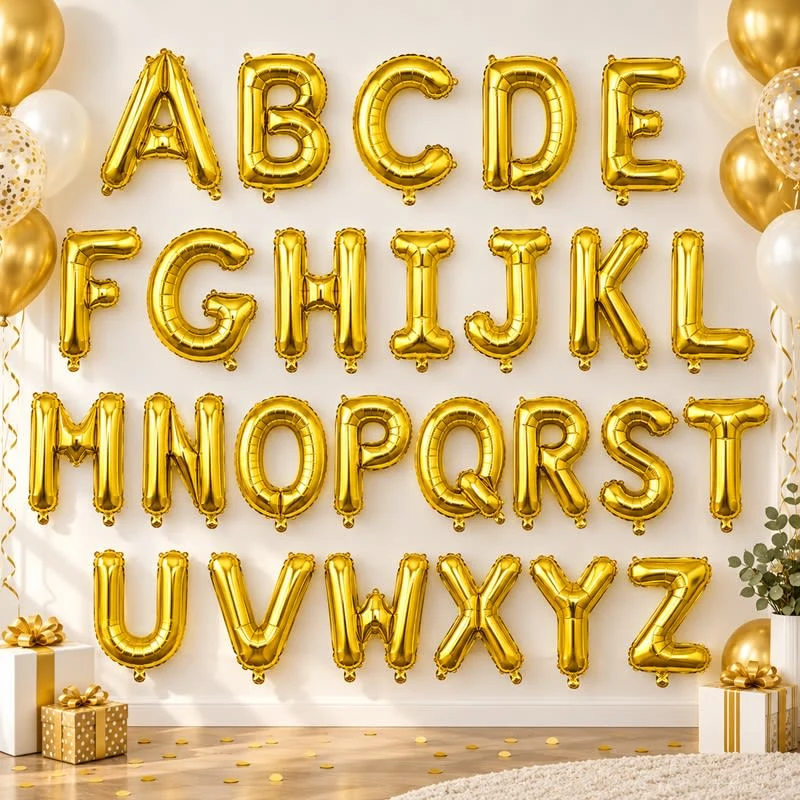 40 Inch Foil Letter Balloons 1