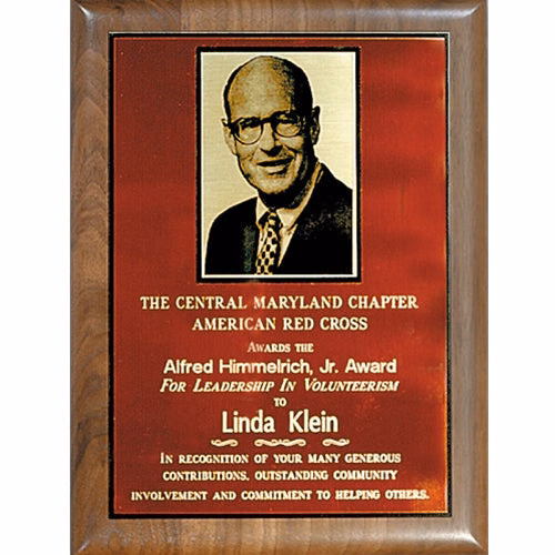 Walnut Photo Plaque