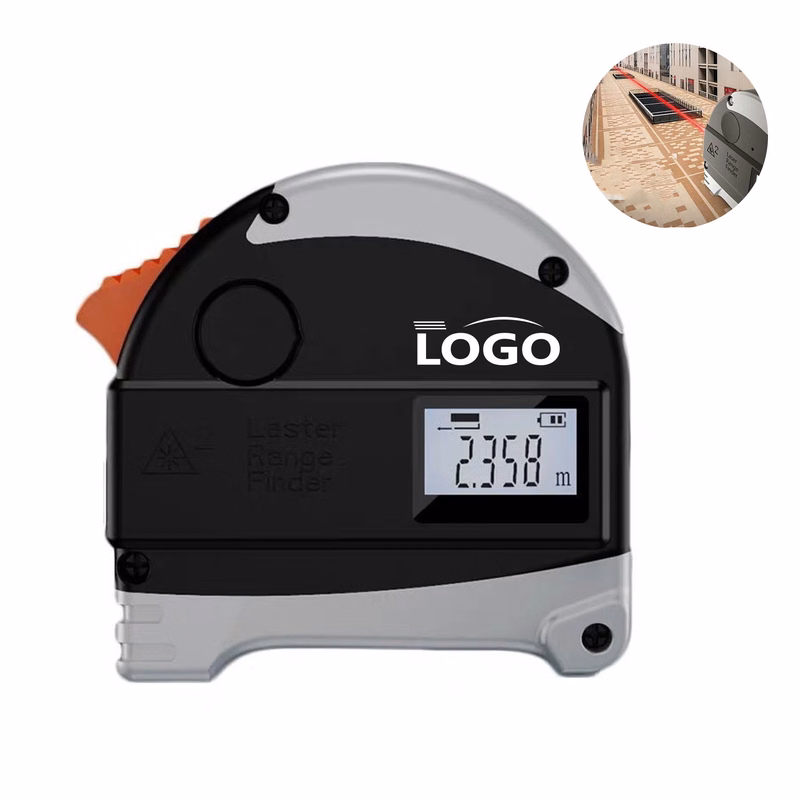 Laser Distance Tape Measure with 2-in-1 Function