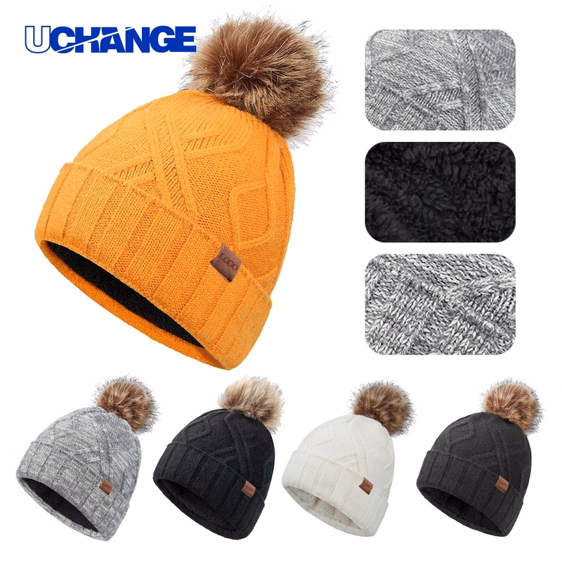 Warm Wool Knitted Hat