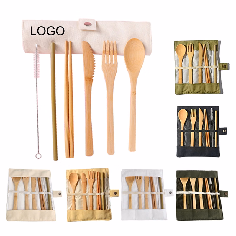 Portable Bamboo Cutlery Set