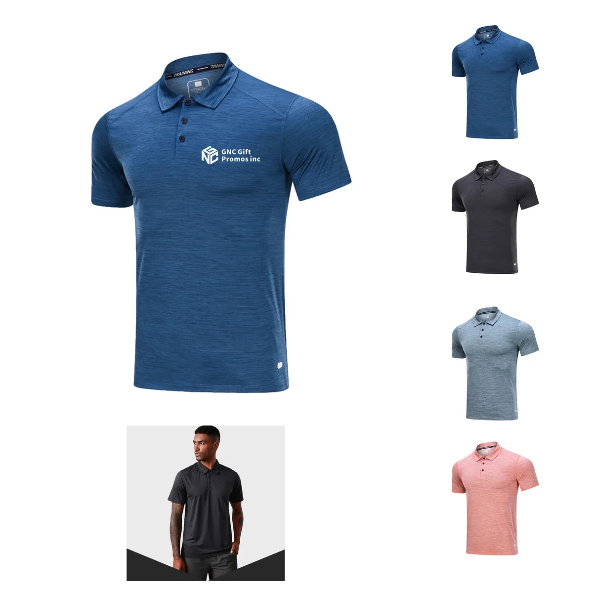 Sports Loose Quick Drying Polo Shirt 1