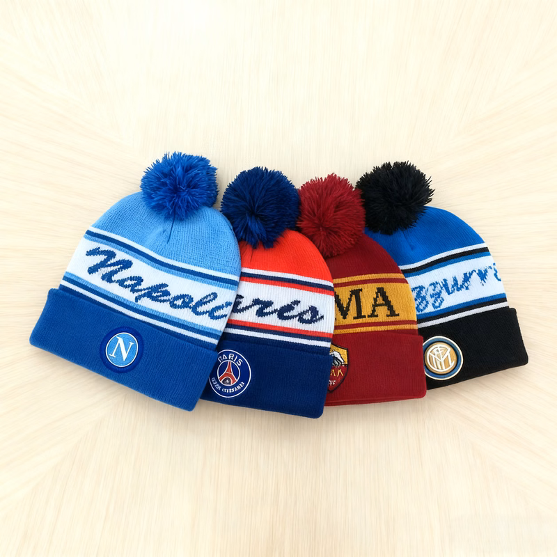 Winter Unisex Knitted Pom Pom Beanie Hat