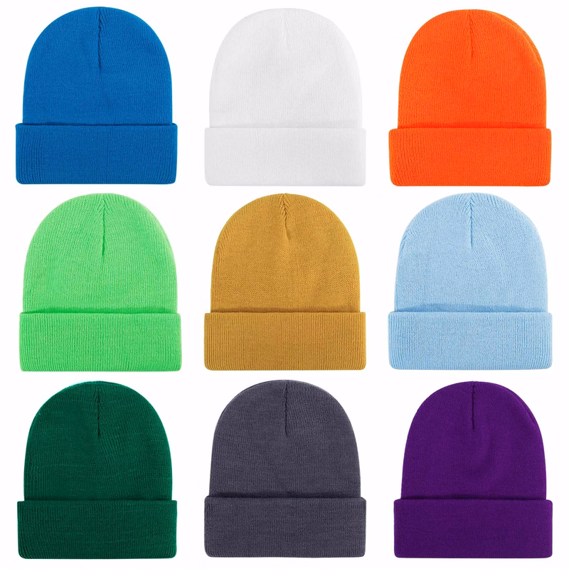 Unisex Winter Beanies Cuffed Knit Hat