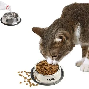 Stainless Steel Pet Bowl Food Tray 1