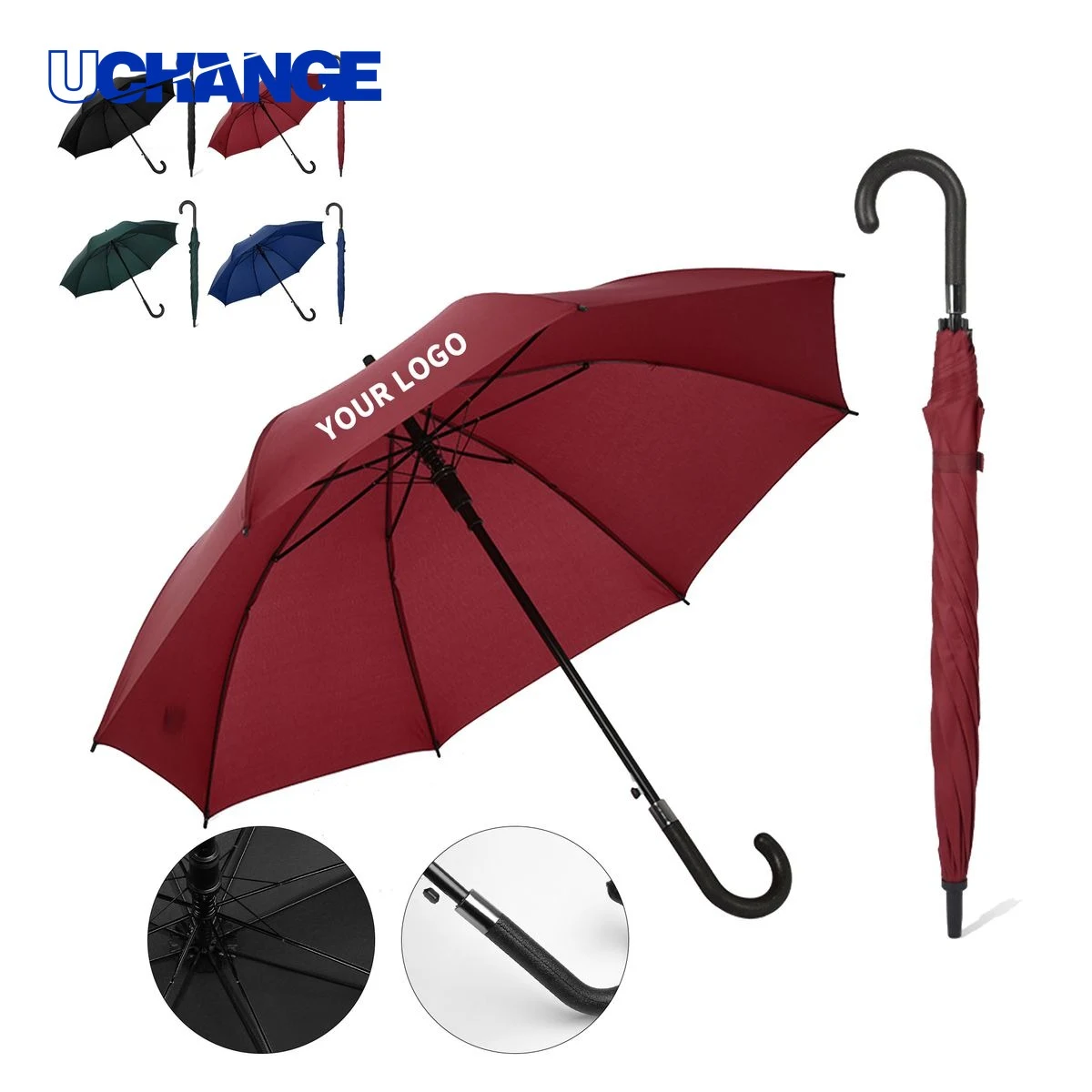 Automatic Open Straight Stick Umbrella 1