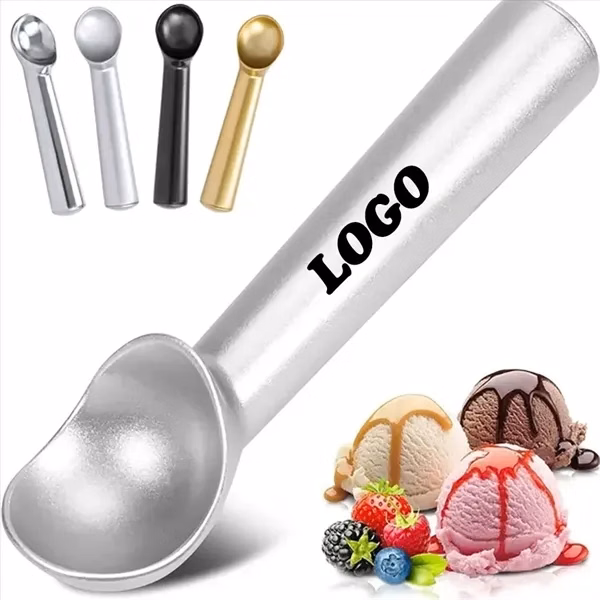 Custom 7.1 Inch Aluminum Ice Cream Scoop with Anti-Freeze Coating — Kitchen Promo