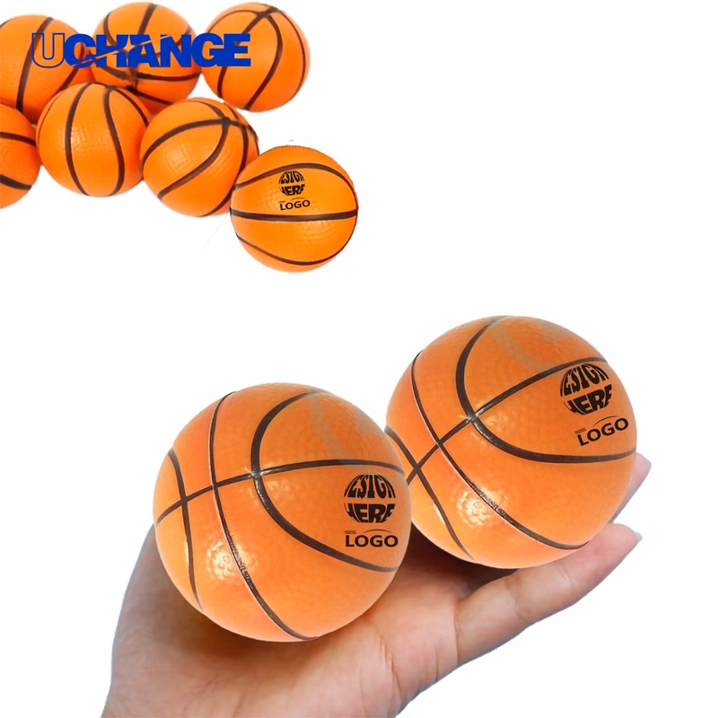 2.4" PU Foam Basketball Stress Relief Ball