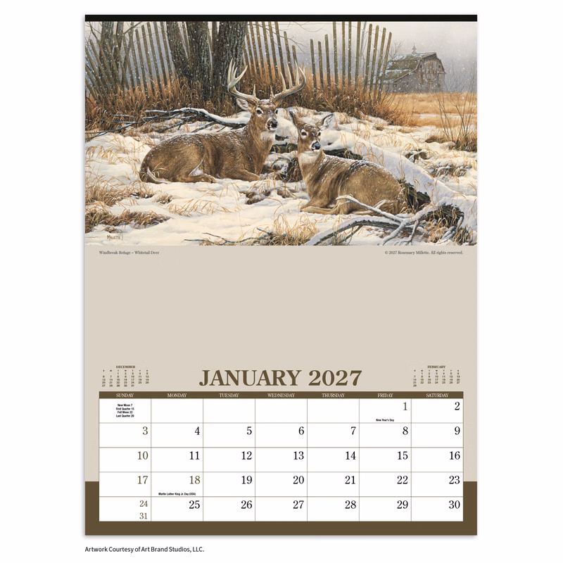 Triumph® Calendars Wildlife Art Calendar