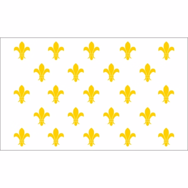 Special Historical Flags - Gold Fleur de Lis