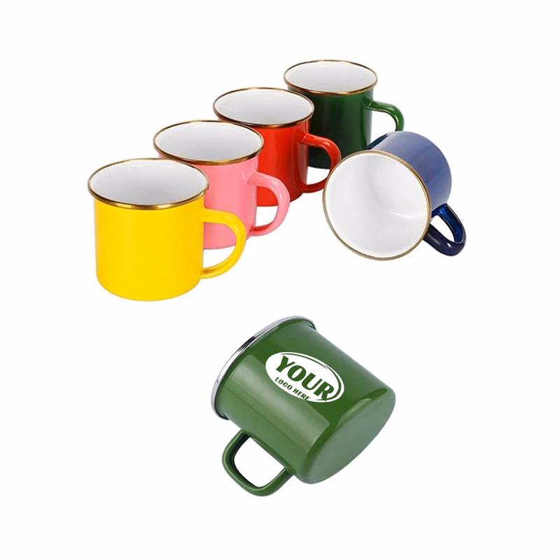 12 oz Enamel Metal Mug