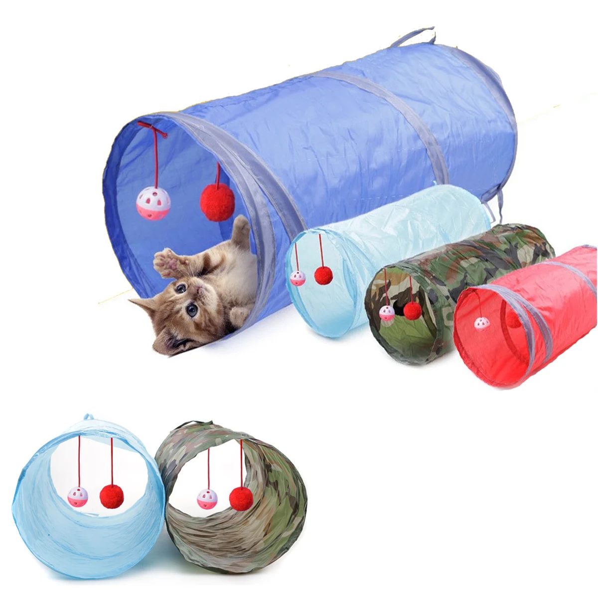 Cat Play Tunnel Funny Cat Long TunnelPet Play Toy 1