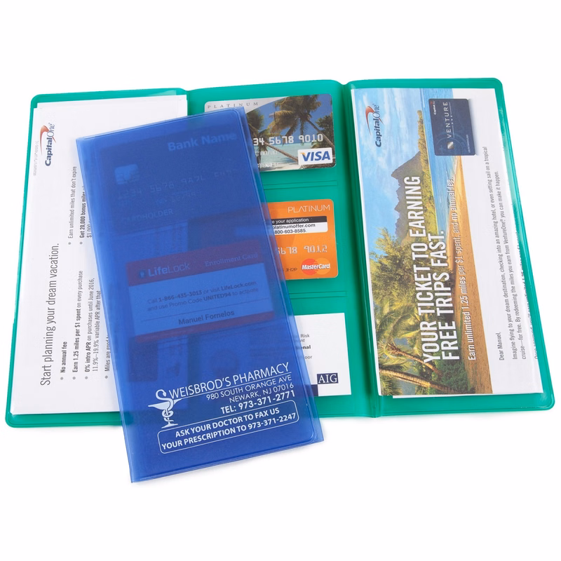 Tri-Fold Travel Companion Document Holder