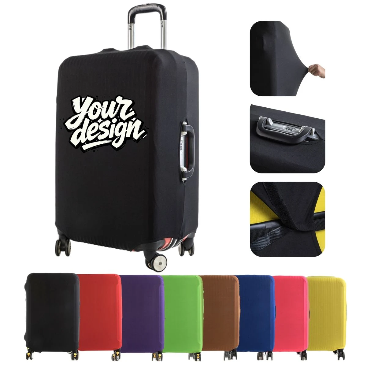 Thick Elastic Suitcase Protective Cover 1