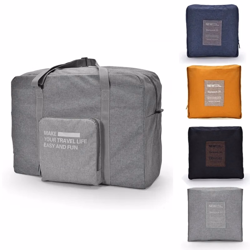 Foldable Travel Bag Sports Fitness OXford Suitcase