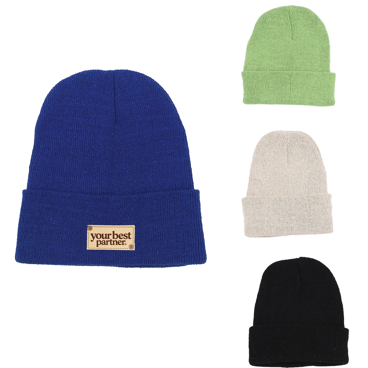 MOQ100 Knitted Winter Beanie 1