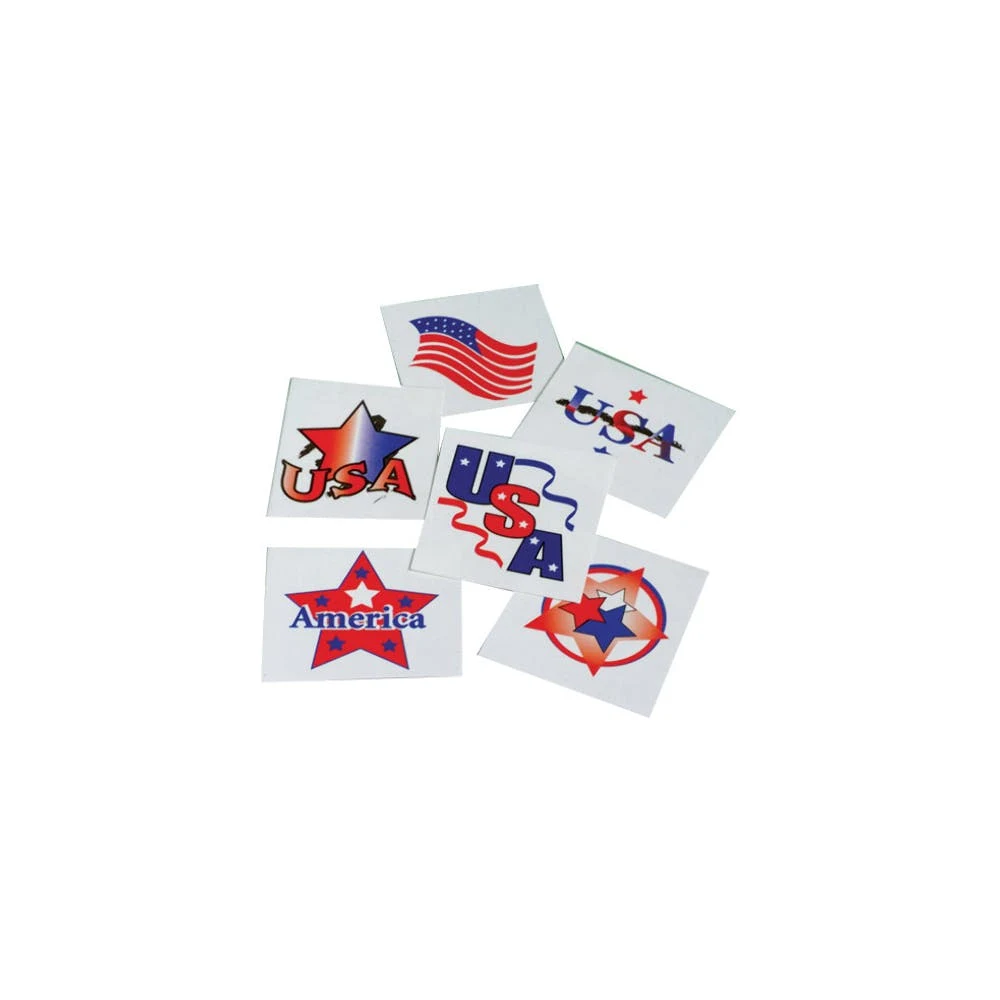 Patriotic Temporary Tattoos 1