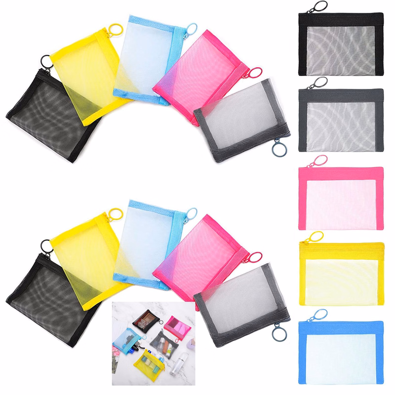 Mini Zipper Mesh Bag