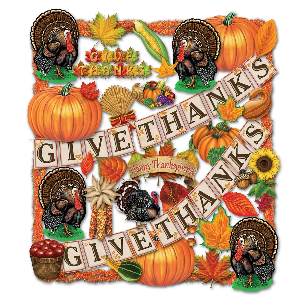 Flame Resistant Thanksgiving Trimorama 1