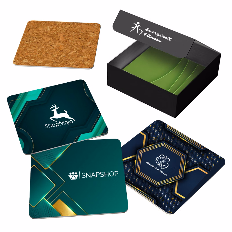 Square Coaster Set In Box