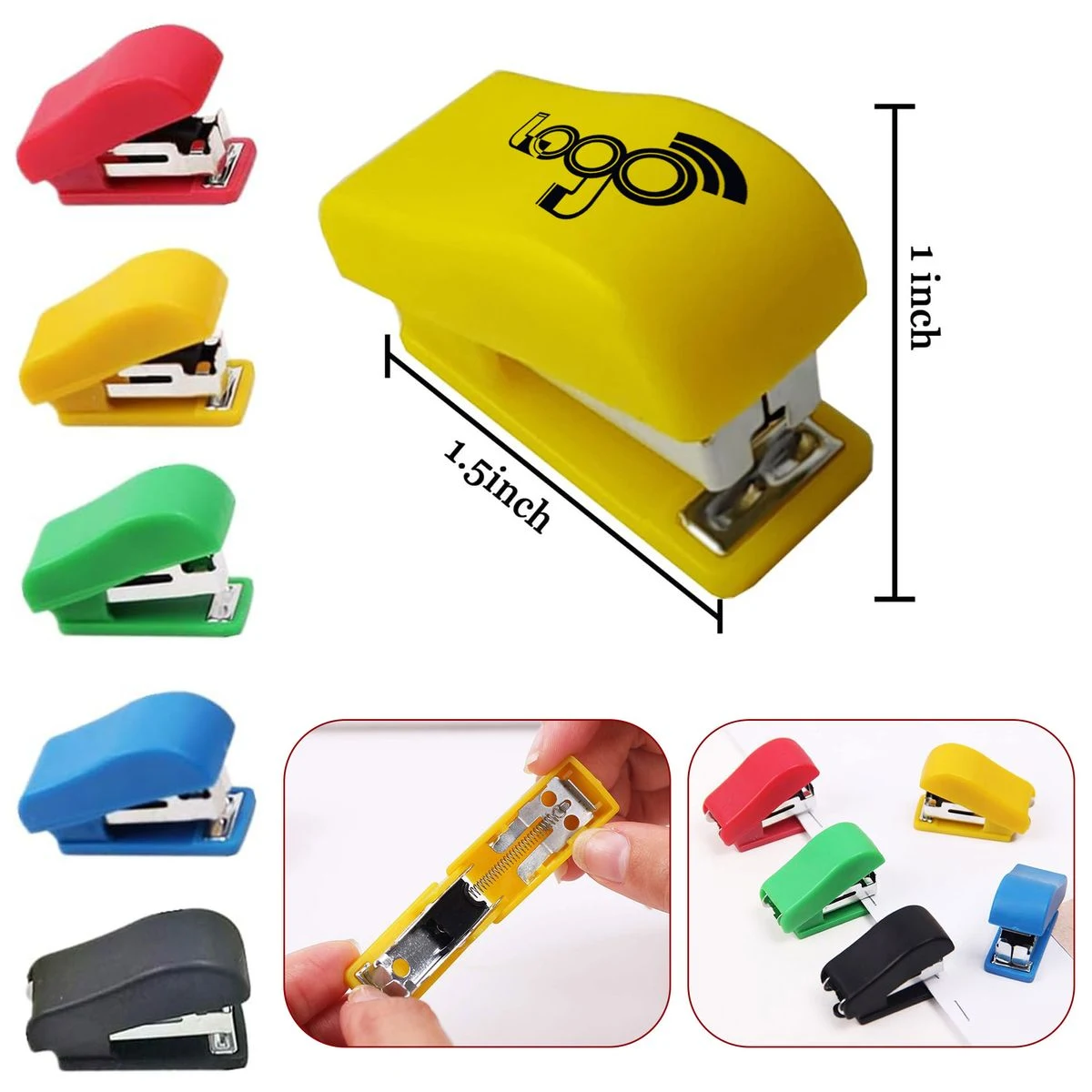 Mini Portable Multicolor Hand Held Desk Staplers 1