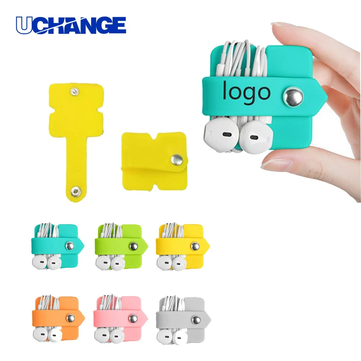 Silicone Cable Management Clip 1