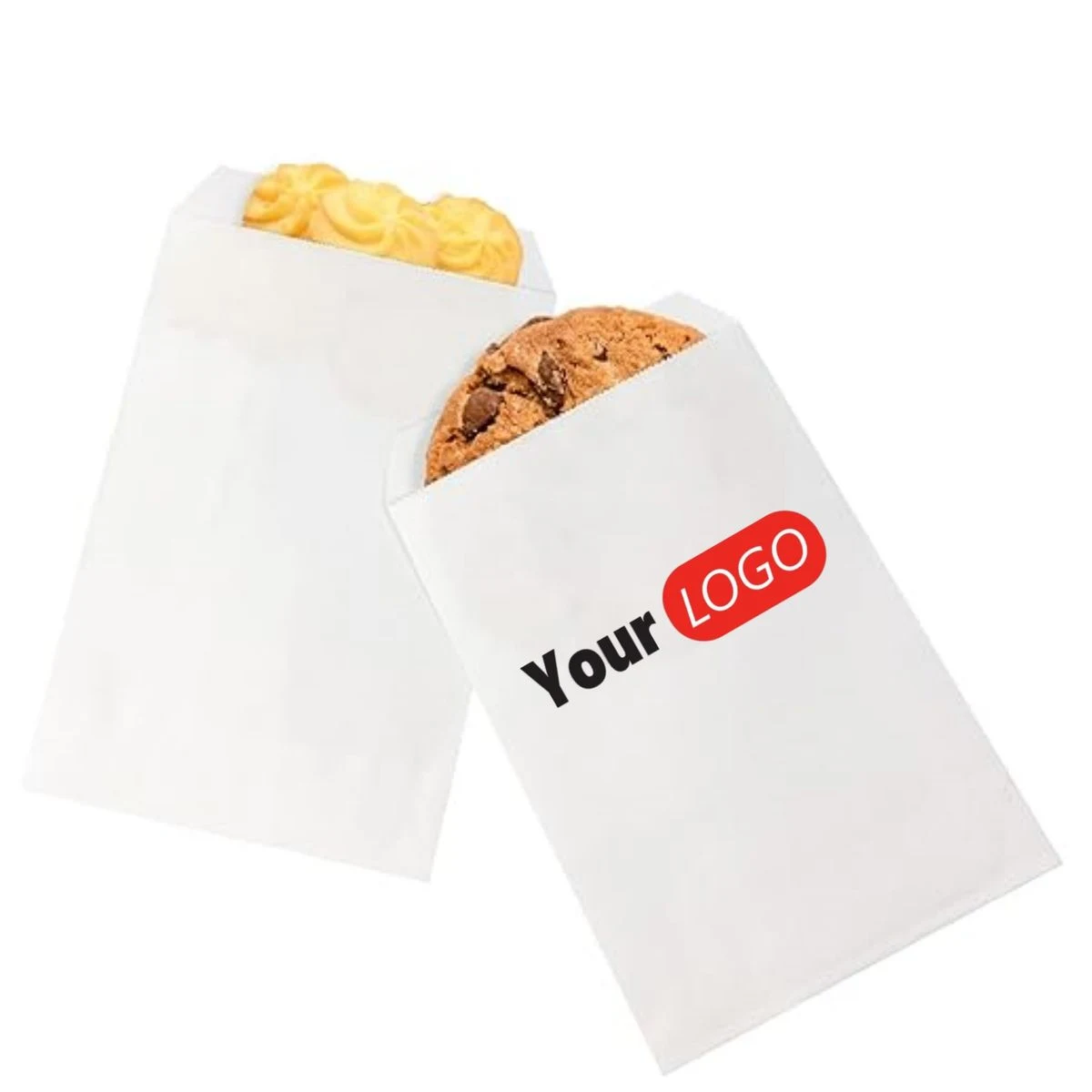 Cookies White Paper Bags 1