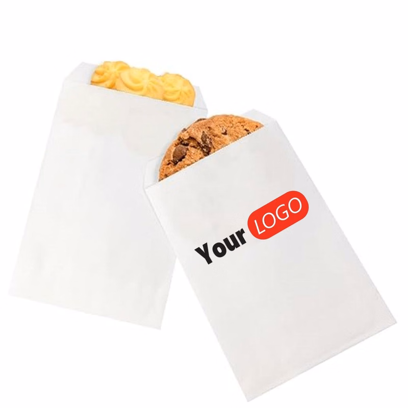 Cookies White Paper Bags