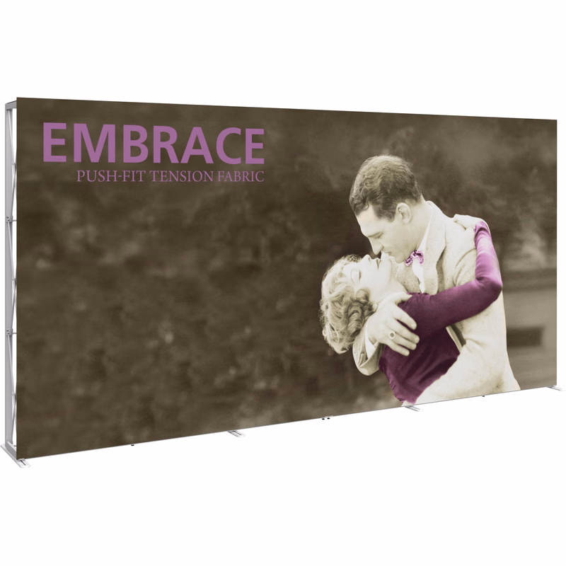 Embrace 15ft. Full Height Inline Display W/ Front Graphic