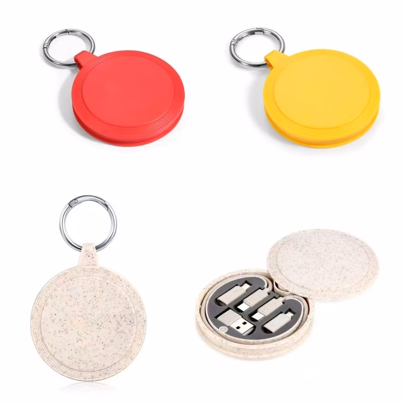 Round Multi USB Charging Adapter Cable Kit