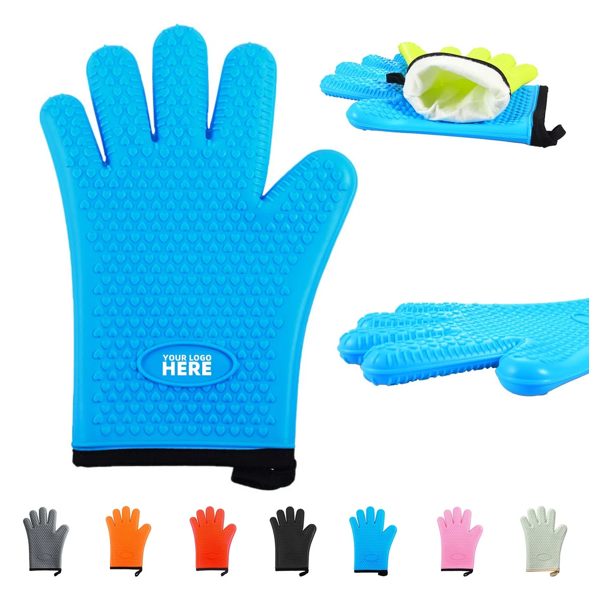 Heat Resistant Silicone Grilling Glove 1