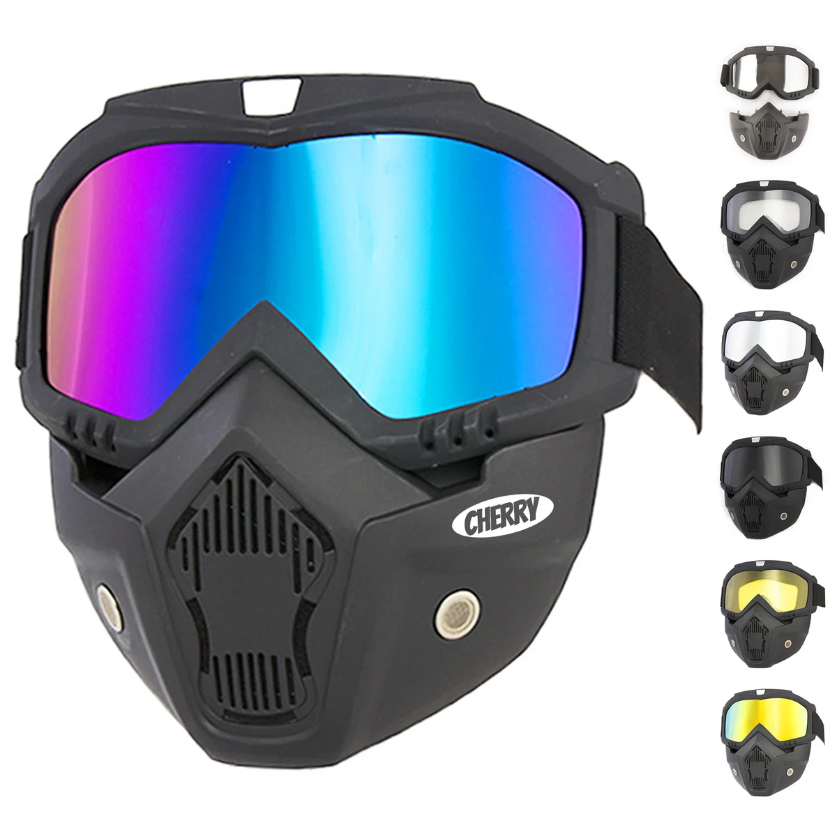 TPU Dust Goggles Detachable Mask 1