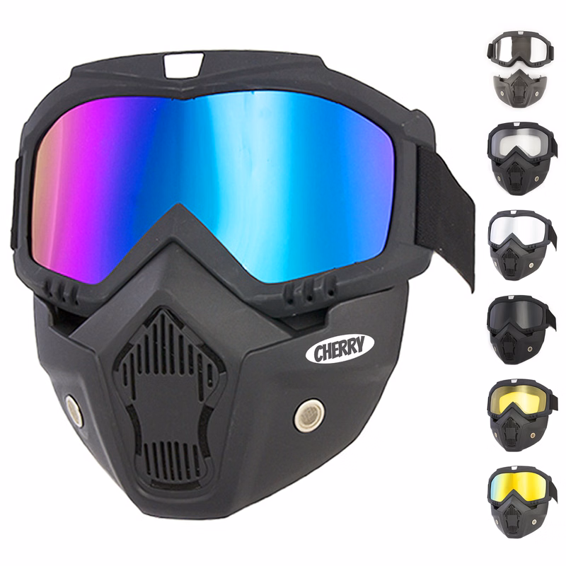 TPU Dust Goggles Detachable Mask
