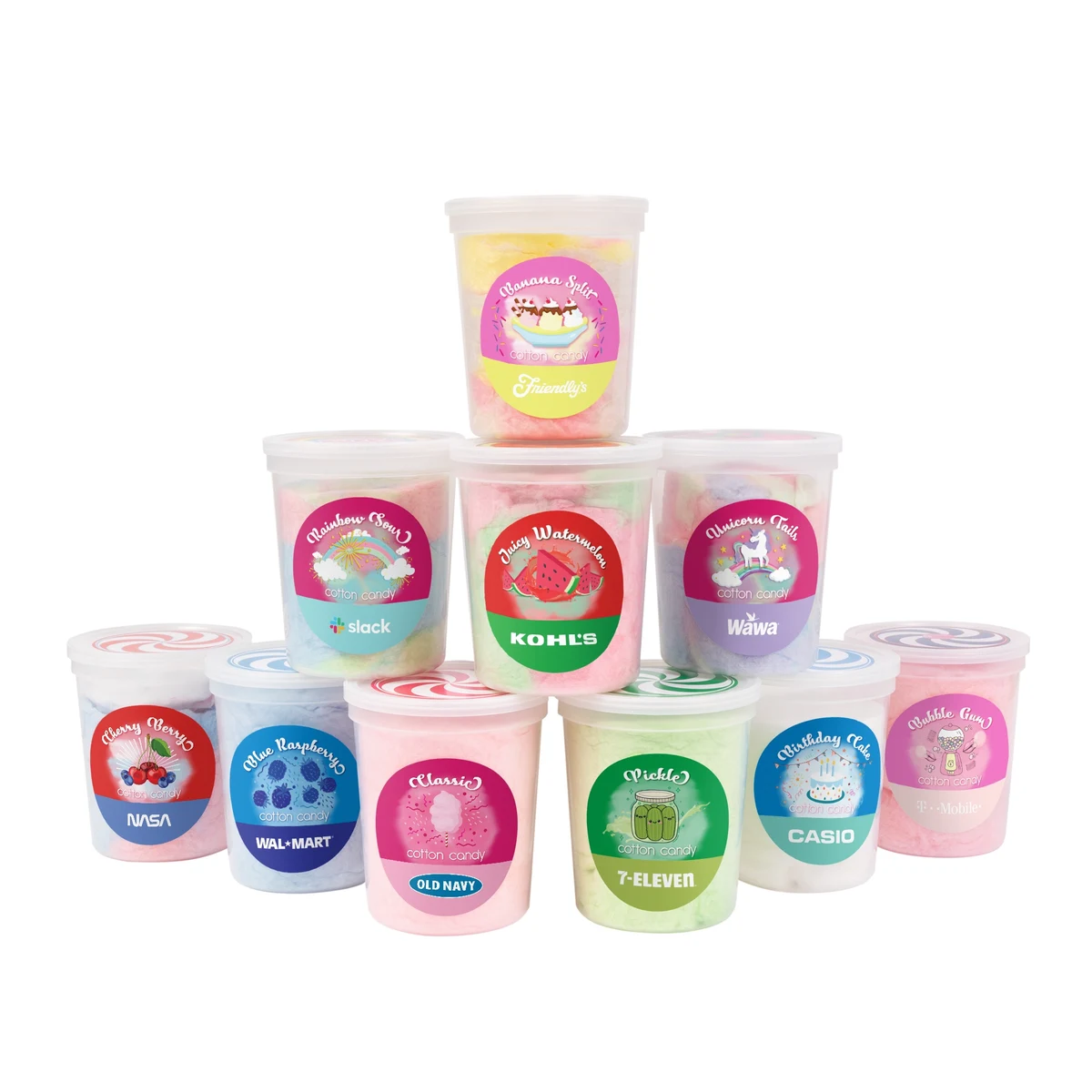 Cotton Candy Tub with Custom Label 1