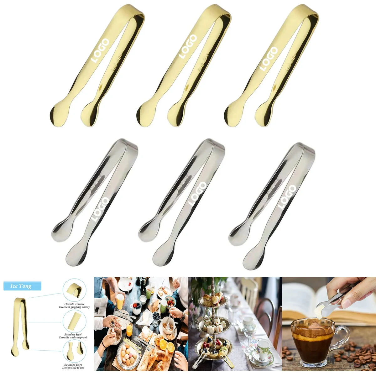 Mini Sugar Tongs 1