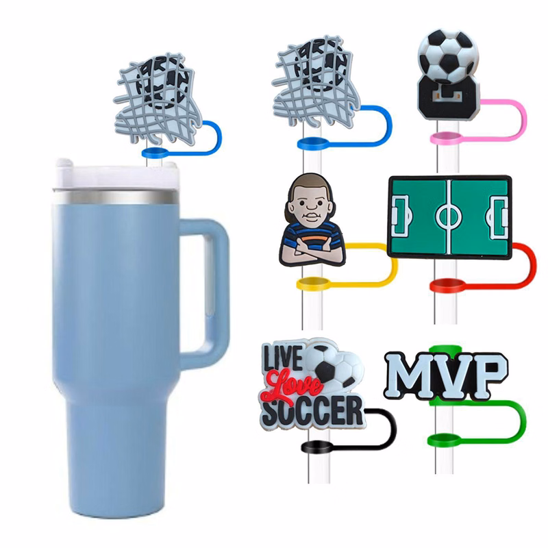 2D PVC Charm Straw Topper