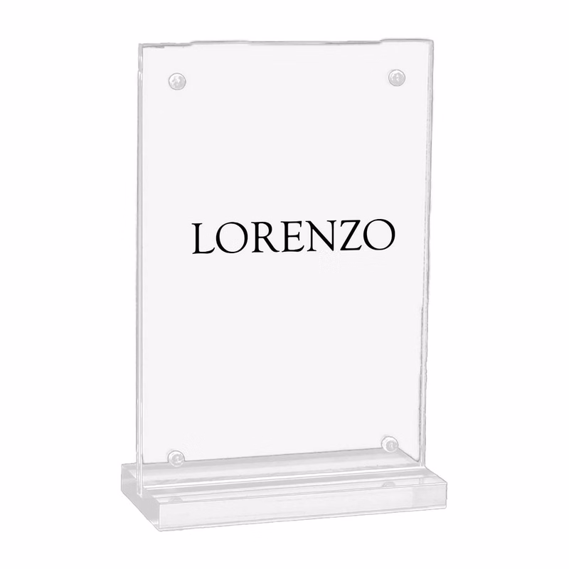 Acrylic menu clip