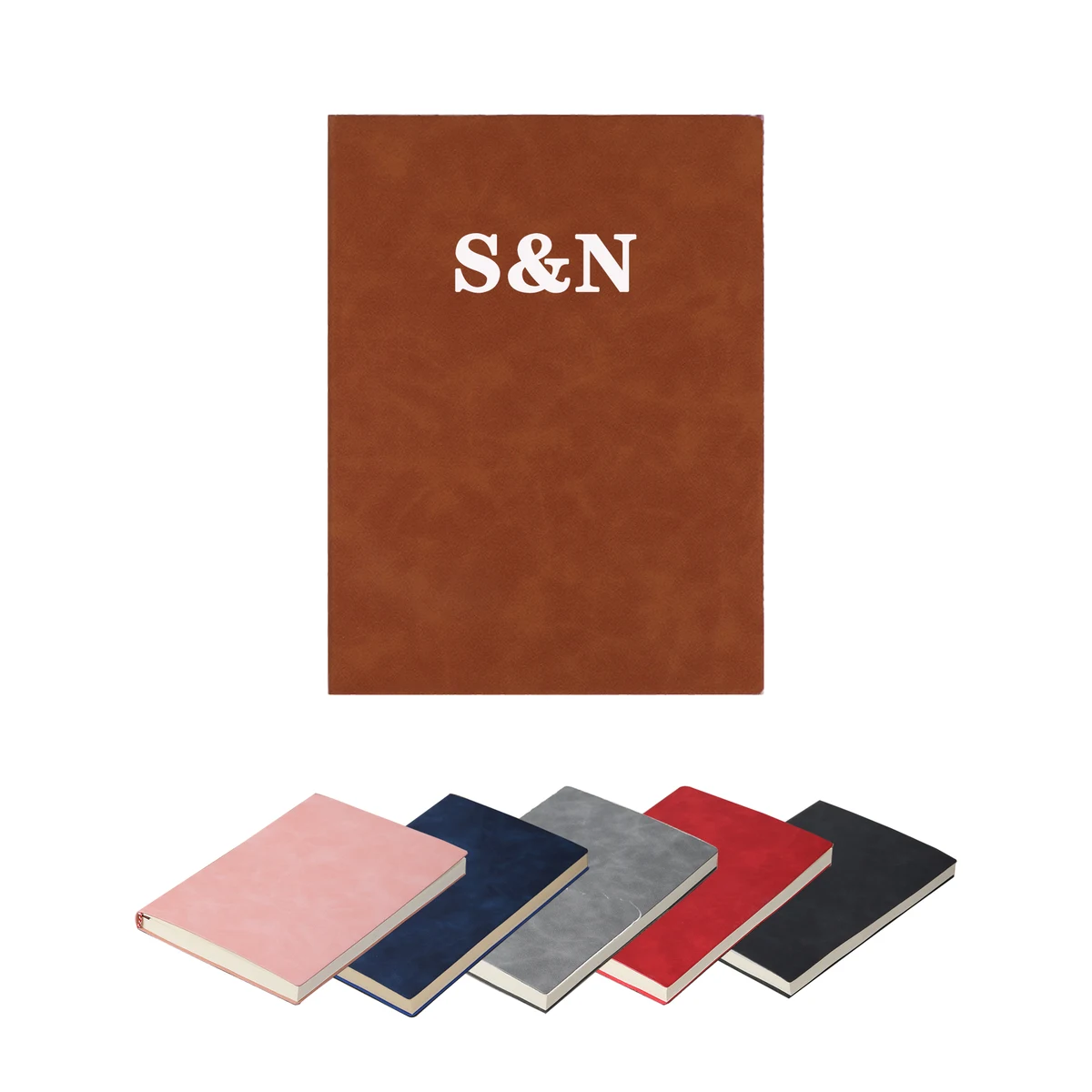 Hardcover A5 leather notebook 1