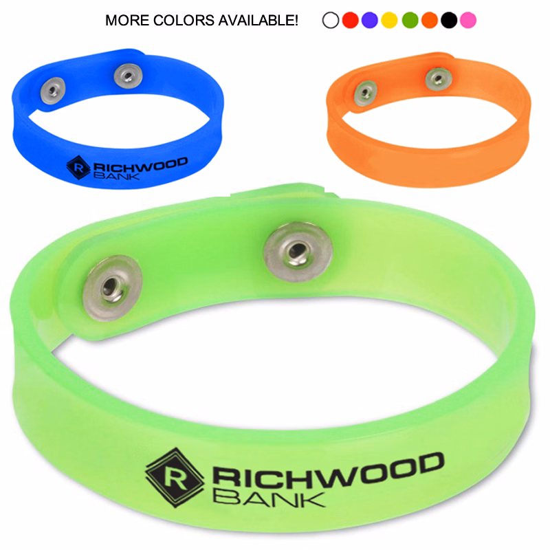 Silicone Adjustable Button Bracelet