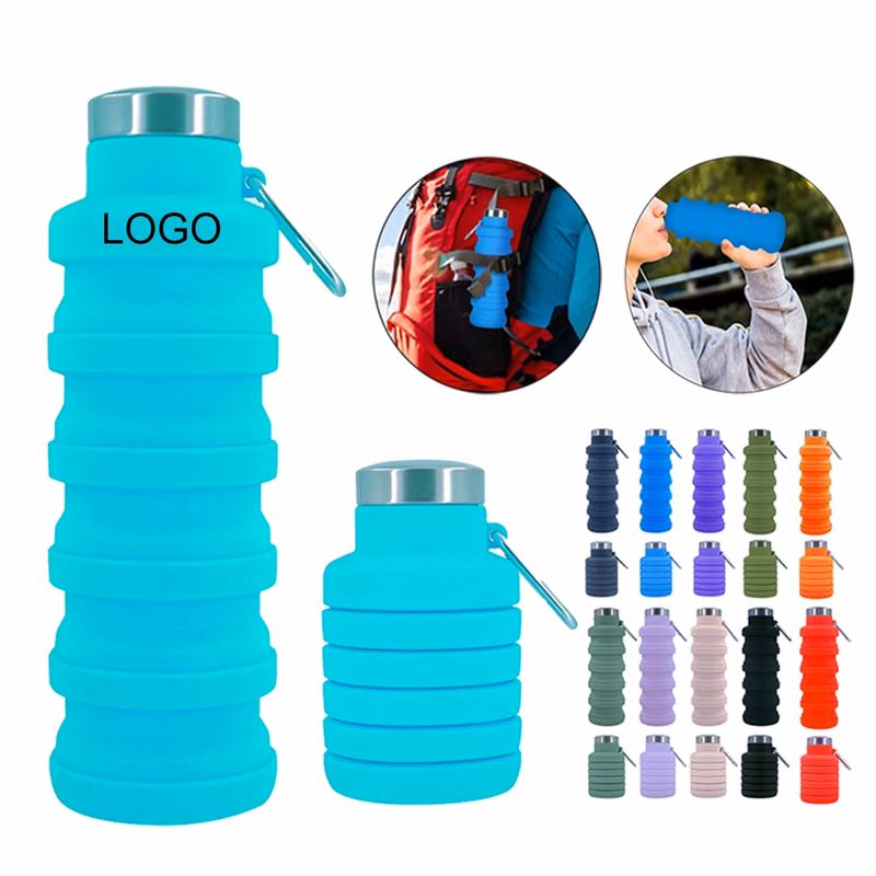 Silicone Foldable Water Bottle for Outdoor Use
