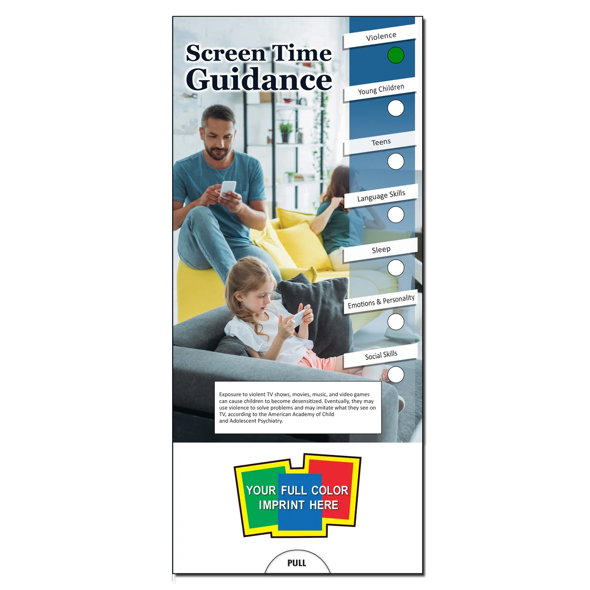 SLIDE CHART - Screen Time Guidance 1