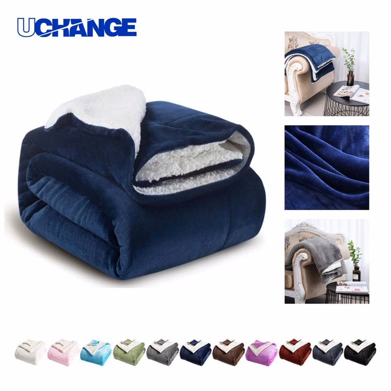 Double Sided Sherpa Warm Blanket
