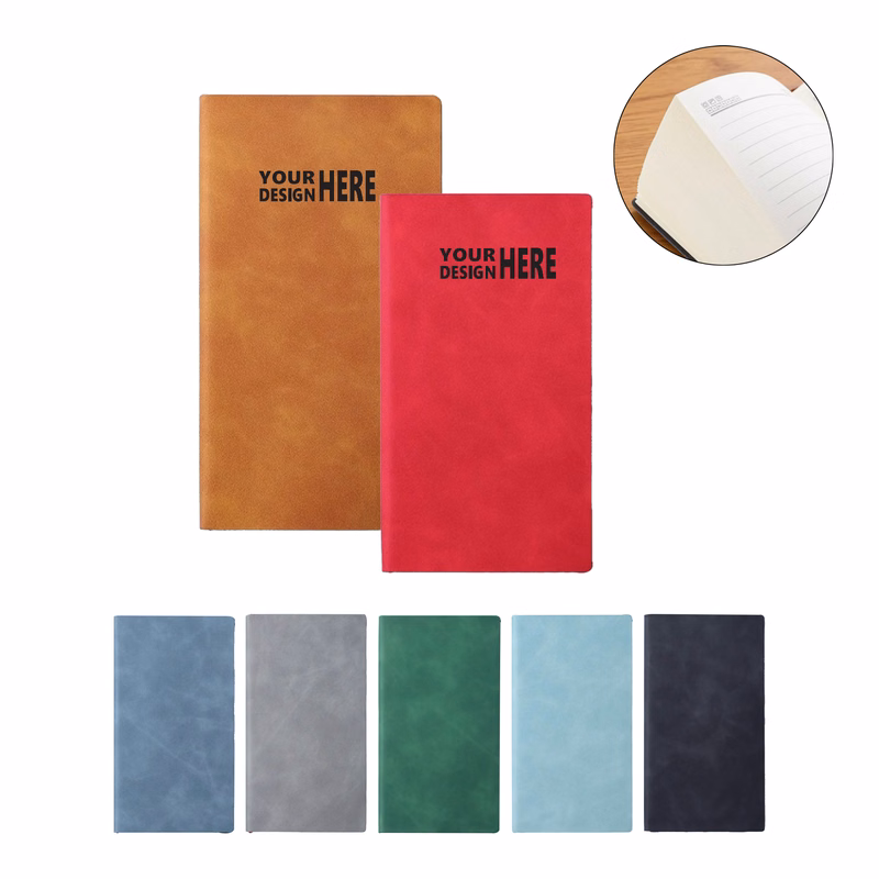 A6 Notebook Soft Faux Leather Cover